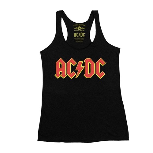 AC/DC Comic Logo Racerback Tank - Women's