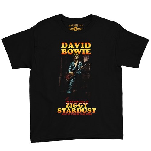 David Bowie Ziggy Stardust & the Spiders Youth T-Shirt - Lightweight Vintage Children & Toddlers