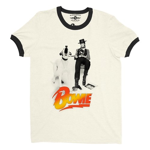 David Bowie with Dog Ringer T-Shirt