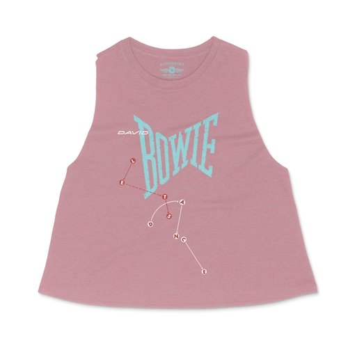 David Bowie Let's Dance Racerback Crop Top - Women's
