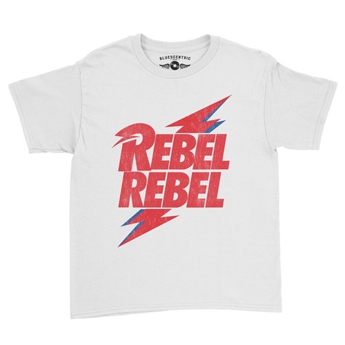 David Bowie Rebel Rebel Youth T-Shirt - Lightweight Vintage Children & Toddlers