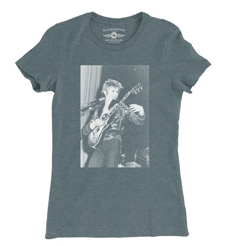 David Bowie Glam Photo Ladies T Shirt - Relaxed Fit