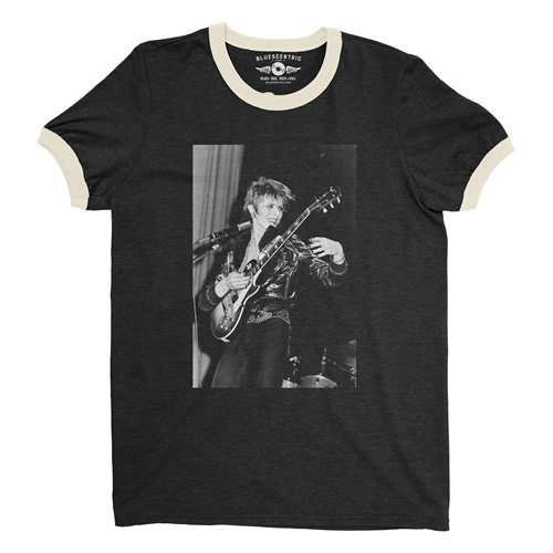 David Bowie Glam Photo Ringer T-Shirt