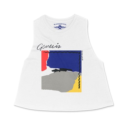 Genesis Abacab Album Cover Racerback Crop Top - Women's