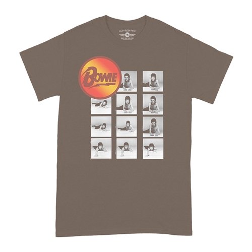 David Bowie Photo Roll T-Shirt - Classic Heavy Cotton