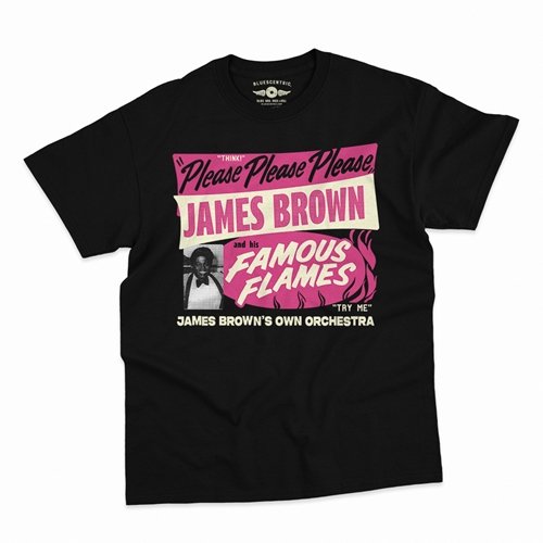 James Brown Famous Flames Tour T-Shirt - Classic Heavy Cotton