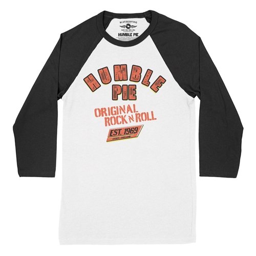 Humble Pie Original Rock n Roll Baseball T-Shirt