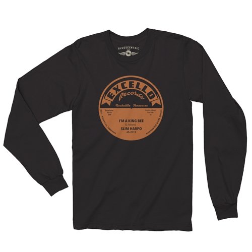 Excello "King Bee" Vinyl Record Long Sleeve T-Shirt