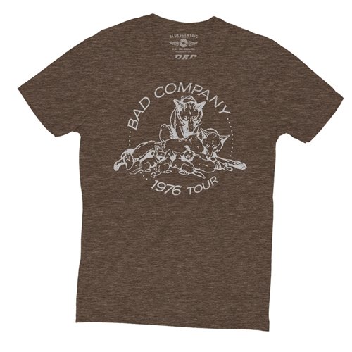 Bad Company 1976 Tour T-Shirt - Lightweight Vintage Style