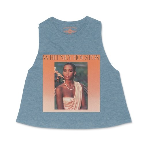 Whitney Houston Debut Racerback Crop Top - Women's