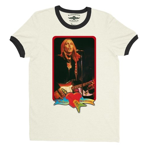 Tom Petty Red Guitar Ringer T-Shirt