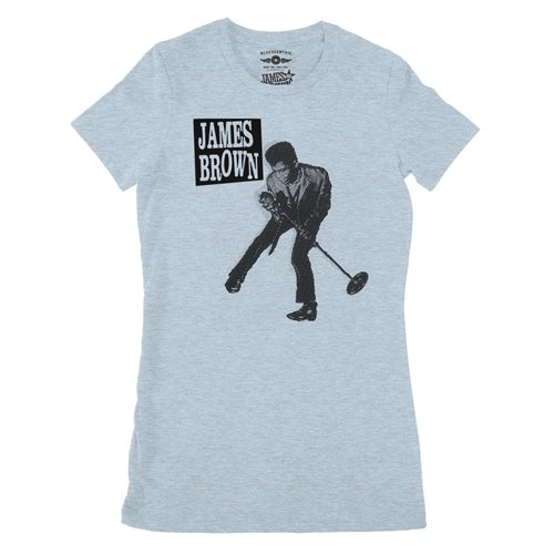 James Brown Halftone Ladies T Shirt - Relaxed Fit