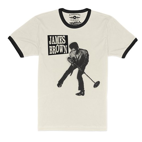 James Brown Halftone Ringer T-Shirt