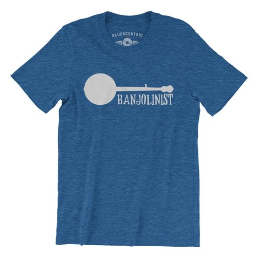 Banjolinist Bluegrass T Shirt - Lightweight Vintage Style
