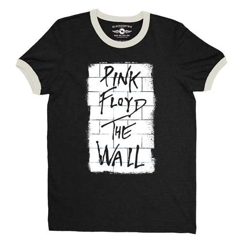 White Walled Pink Floyd The Wall Ringer T-Shirt
