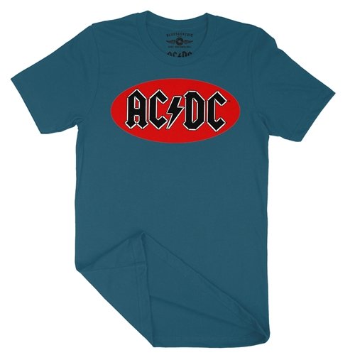 Oval AC/DC Logo T-Shirt - Lightweight Vintage Style