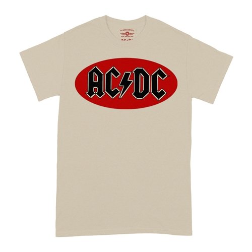 Oval AC/DC Logo T-Shirt - Classic Heavy Cotton