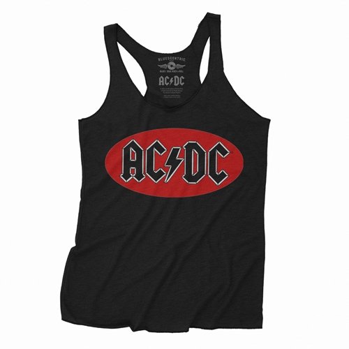 Oval AC/DC Logo Racerback Tank - Women's