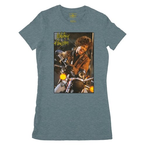 Whitney Houston Riding Gloves Ladies T Shirt - Relaxed Fit