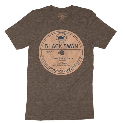 Black Swan Down Home Blues Vinyl T-Shirt - Lightweight Vintage Style