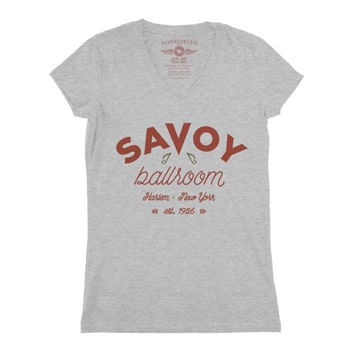 Arched Savoy Ballroom T-Shirt V-Neck T Shirt - Women's
