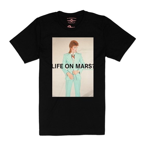 David Bowie Life on Mars? T-Shirt - Lightweight Vintage Style