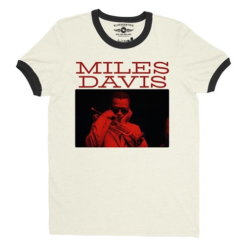 Graphic Miles Davis Ringer T-Shirt
