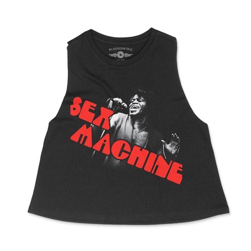 James Brown Sex Machine Racerback Crop Top - Women's