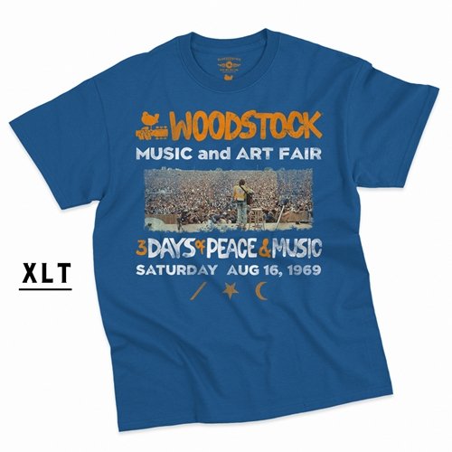 XLT Woodstock Ticket & Symbol Shirt T-Shirt - Men's Big & Tall