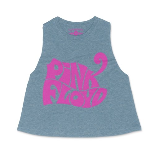 Pink Floyd Logo Racerback Crop Top - Women's