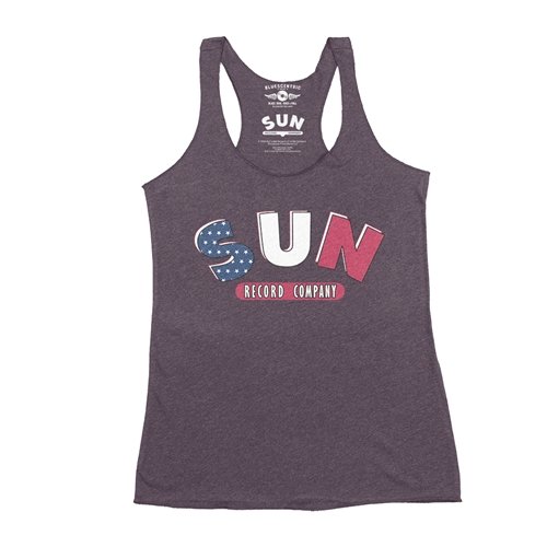 All American Sun Records Logo Racerback Tank - Women's