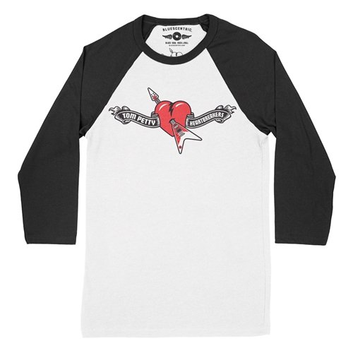 Tom Petty Hard Lines Logo Baseball T-Shirt