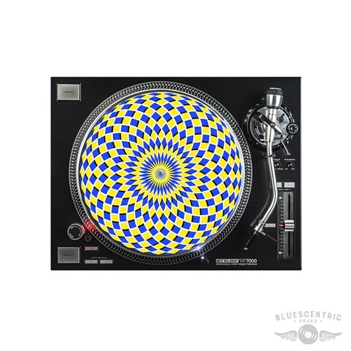 Graphic Optical Illusion The Joker Turntable Slip Mat