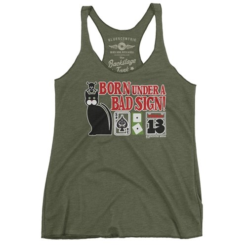 Born Under A Bad Sign Racerback Tank - Women's