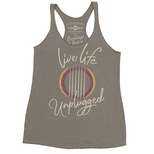 Live Life Unplugged Racerback Tank - Women's
