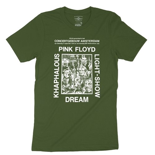 Pink Floyd in Amsterdam T-Shirt - Lightweight Vintage Style