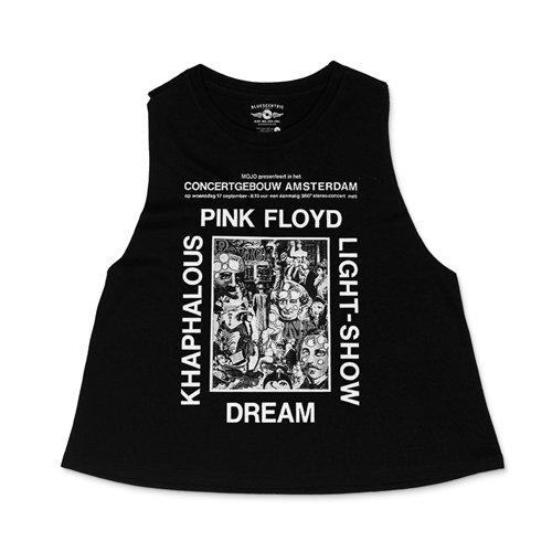 Pink Floyd in Amsterdam Racerback Crop Top - Women's