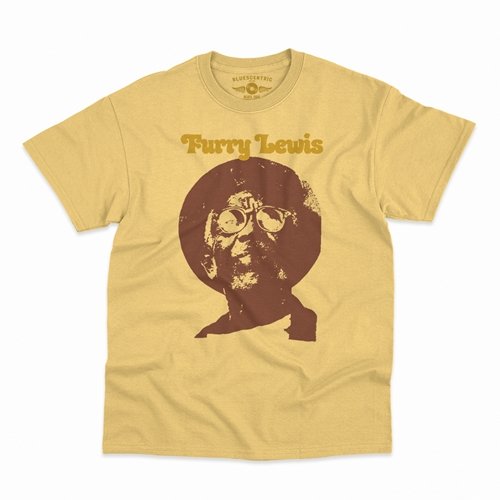 Old School Furry Lewis T-Shirt - Classic Heavy Cotton
