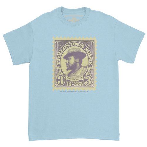 Thelonious Monk Stamp T-Shirt - Classic Heavy Cotton