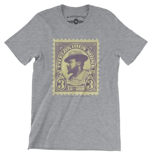 Thelonious Monk Stamp T-Shirt - Lightweight Vintage Style