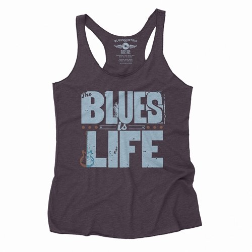 The Blues Is Life Racerback Tank - Women's