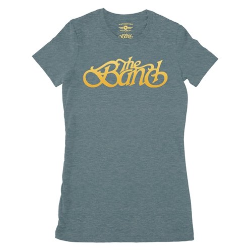 The Band Gold Logo Ladies T Shirt - Relaxed Fit