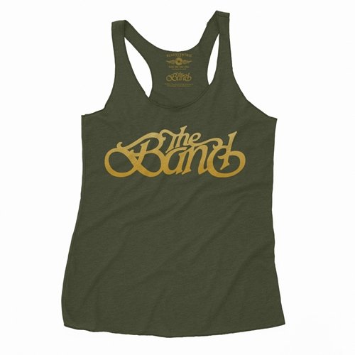 The Band Gold Logo Racerback Tank - Women's