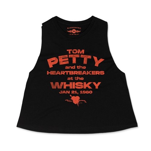 Tom Petty and the Heartbreakers at The Whisky Racerback Crop Top - Women's