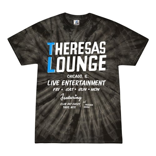 Theresa's Lounge Chicago T-Shirt - Black Tie-Dye