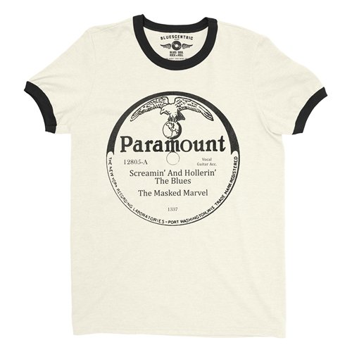 Screamin' And Hollerin' the Blues Paramount Ringer T-Shirt