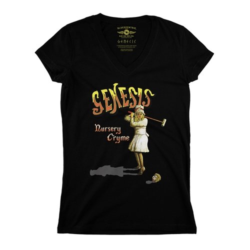 Genesis Nursery Cryme V-Neck T Shirt - Women's