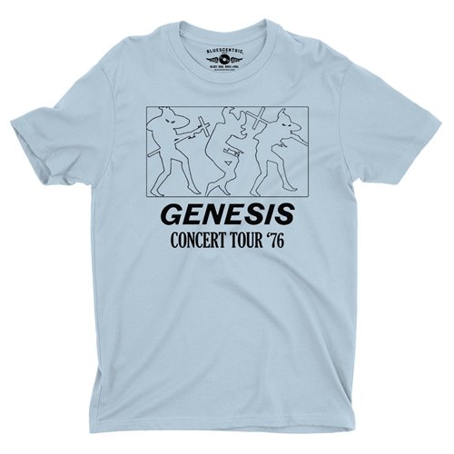 Genesis Concert Tour '76 T-Shirt - Lightweight Vintage Style