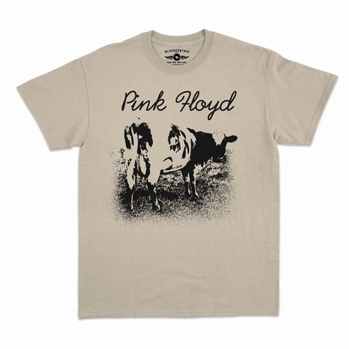 One Color Pink Floyd Atom Heart Mother T-Shirt - Classic Heavy Cotton