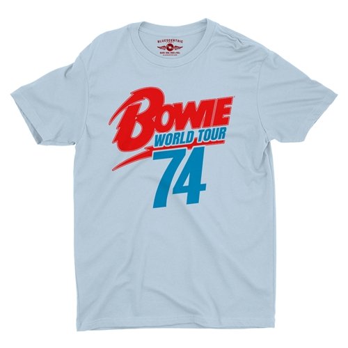 David Bowie '74 Vintage Tour T-Shirt - Lightweight Vintage Style